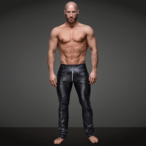 European And American Men’s Sexy Leather Pants Performance Wear