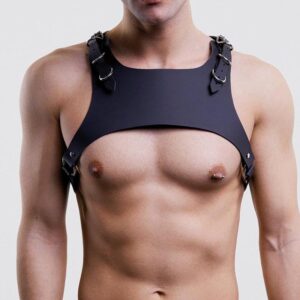 Fierce Men’s Bound Leather Back Led Shapewear Toys