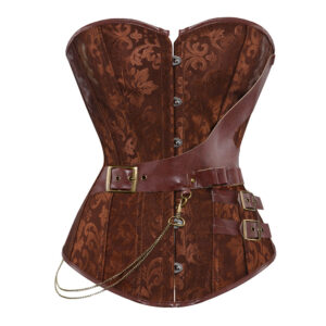 Fashion Matching Belly Contracting Corset Leather