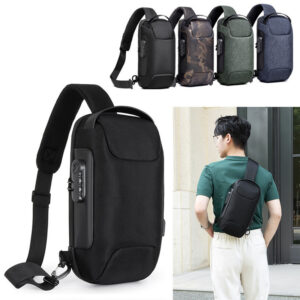 Sling Bag, Waterproof Men’s Chest Bag Shoulder Bags Crossbody Sling Backpack For Men