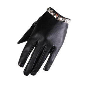 Stylish Leather Ladies Mercerized Lining Gloves