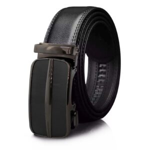 Men’s Ratchet Belt Leather Mens Belt With Slide Buckle Ratchet Belts For Men USA