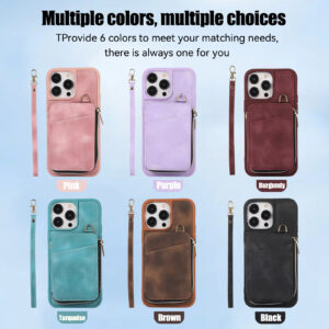 Creative Wallet Phone Case Leather Case Card