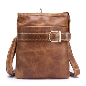 Men’s leather shoulder bag