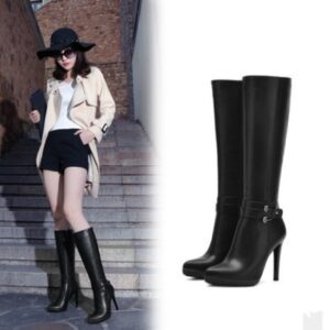 Pointed super high heel platform high boots European and American sexy stiletto women’s boots