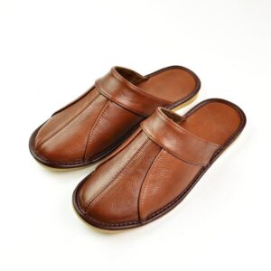 Cowhide leather summer sandals and slippers