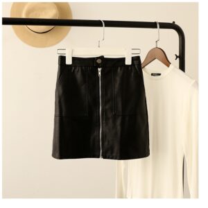 Rulebreaker Faux Leather Skirt