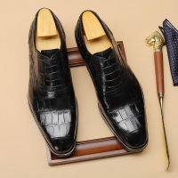 Lace-Up Men’s Leather Shoes Handmade Leather Shoes