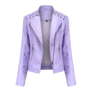 Women’s Leather Jackets Women’s Short Jackets Slim Thin Leather Jackets Ladies Motorcycle Suits