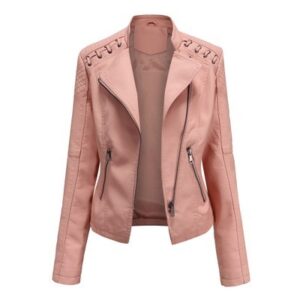 Women’s Leather Jackets Women’s Short Jackets Slim Thin Leather Jackets Ladies Motorcycle Suits