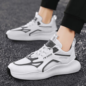 Mesh Breathable Casual Leather Sneakers