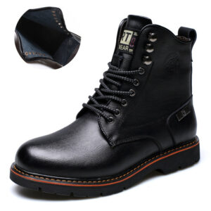 Men’S Casual Martin Boots Men Plus Cashmere