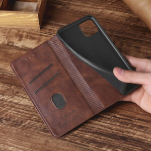 Leather Case, Magnetic Holder Mobile Phone Case