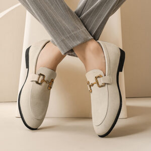 Fashion Personality Suede Leather Shoes Men