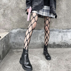 Women’s Fashion Diamond Fishnet Stockings