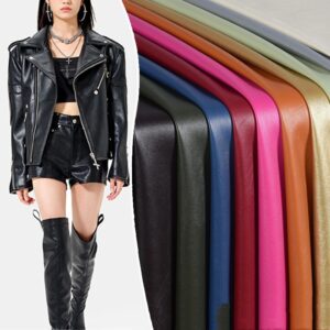 Artificial Leather Motorcycle Jacket Clothing Fabric