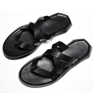 Men’s leather slippers