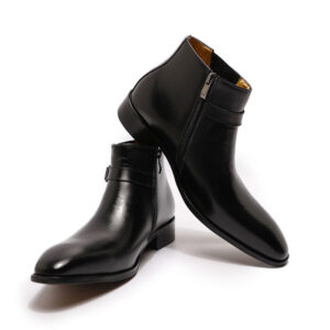 Plus Size Retro Men’s Leather Ankle Boots