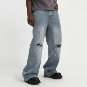 Fashion Holes Knee Jeans For Men