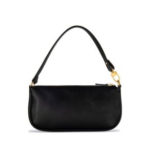 Patent leather shoulder bag