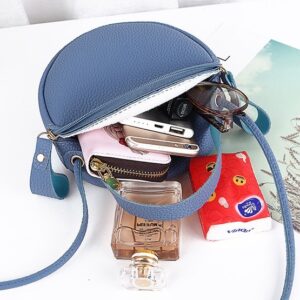 Circular Design Fashion Women Shoulder Bag Leather Women’s Crossbody Messenger Bags Ladies Purse Female Round Handbag