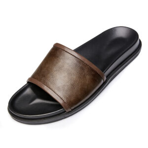 Genuine Leather Slippers Men’s Summer Outdoor Non-slip