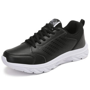 Plus Size Men’s Waterproof Leather Sneakers