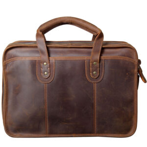 Men’s Handmade Leather Laptop Bag Luggage