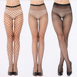 Women’s Velvet Hollowed Out Pantyhose Fishnet Stockings Stockings