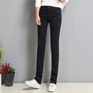 Women’s Slim Fit Elastic Straight Jeans