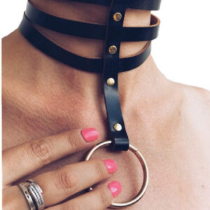 European And American Collar Necklace Leather Accessories