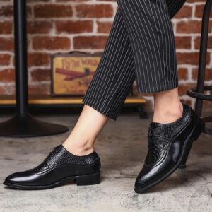 new spring men flats lace up male business oxfords men leather shoes