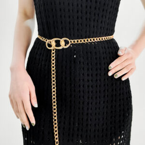 Fashion  Metal Waist Chain Embellished Fringe Belt Personality Women Jeans Skirt Accessory Belt