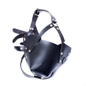 Black Half Pack Horse Harness Mesh Ball Leather