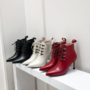 Women’s leather ankle boots