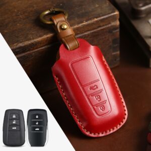 Leather Car Key Case Crazy Horse Leather