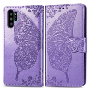 Flower Butterfly Embossed Leather Case