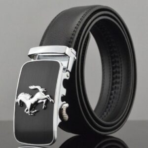 Men Automatic Buckle Leather Belts