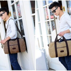 Vintage Men Canvas handbag High Quality Travel Bags Large Capacity Women Luggage Travel Duffle Bags