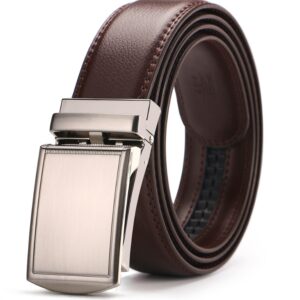 Adjustable Holeless Leather Belts