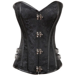 Jacquard Gothic Vintage Corset Court