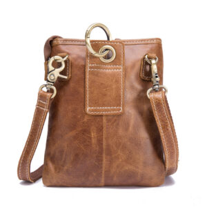 Men’s leather shoulder bag