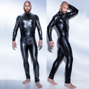 Patent leather bodysuit