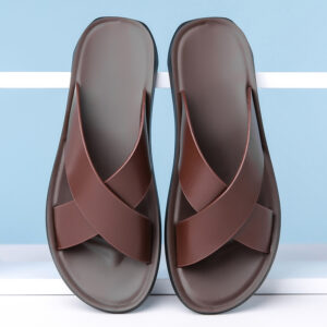 Men’s Leather Summer Casual Slippers