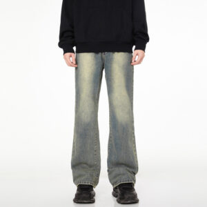 Washed Distressed Skinny Jeans For Men