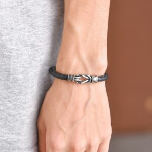 Fashion Personality Leather Men’s Bracelet Jewelry