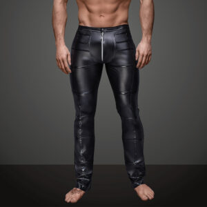 European And American Men’s Sexy Leather Pants Performance Wear