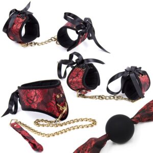 Handcuffs Retro Embroidery Chinese Style Footcuff Sexy Toys