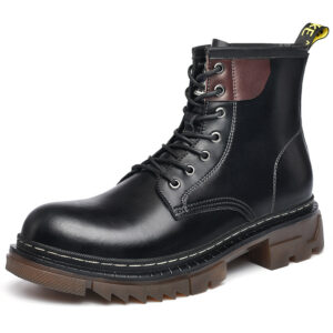 All-match High-top Men’s Boots Plus Velvet Warmth Plus Size Tooling Boots Men