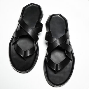 Men’s leather slippers